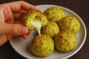 Bolinhos Saudáveis de Mandioca com Queijo