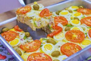 Torta Pizza de Liquidificador – Mundo de Delícias