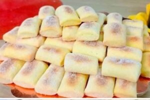 Esses biscoitinhos de nata derretem na boca! Faço toda semana