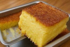 Bolo de Milho Cremoso tão gostoso que derrete na boca