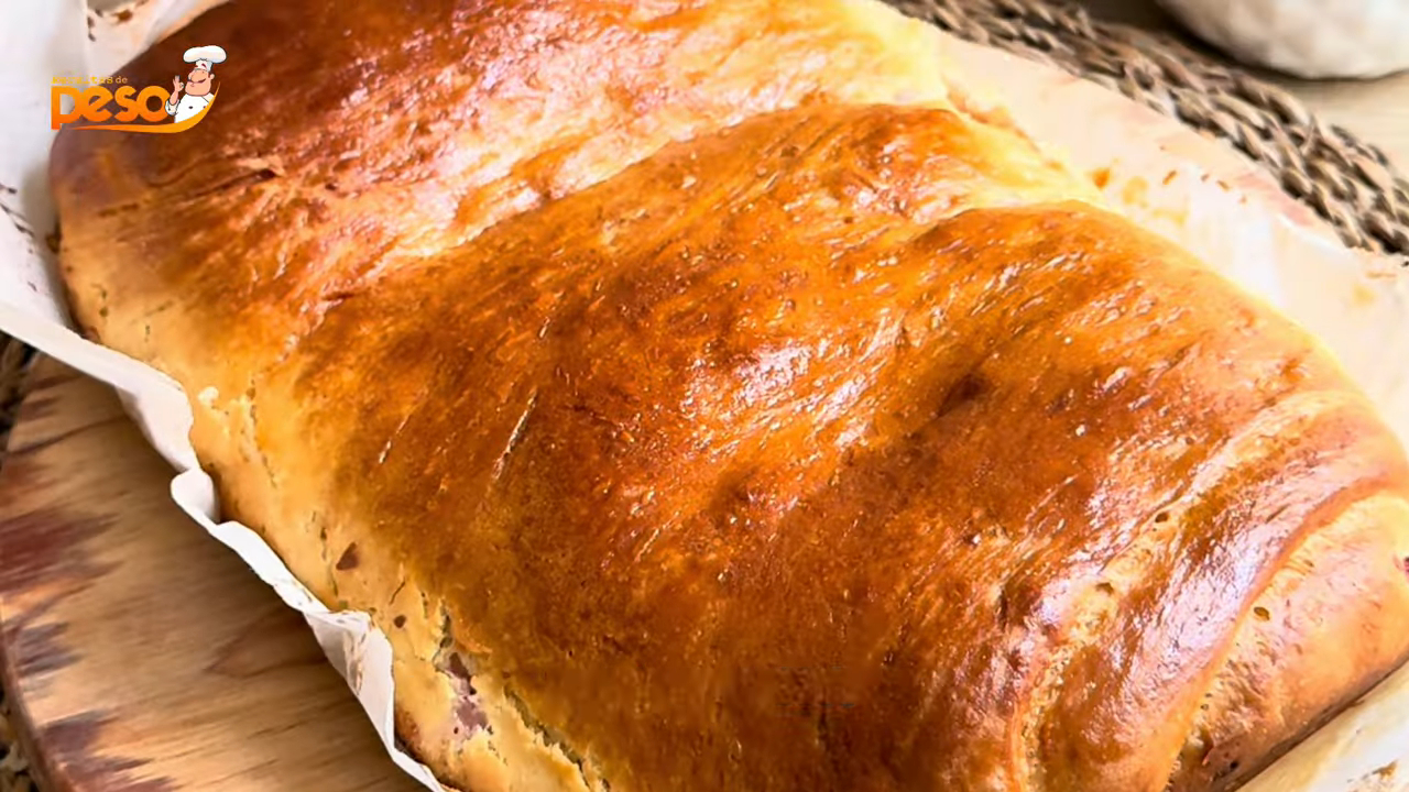Brioche recheado super fofinho Fonte Youtube Receitas de Peso11