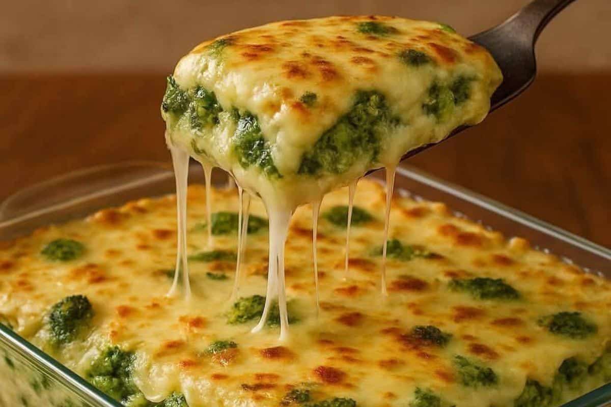 Lasanha de Brocolis Cremosa