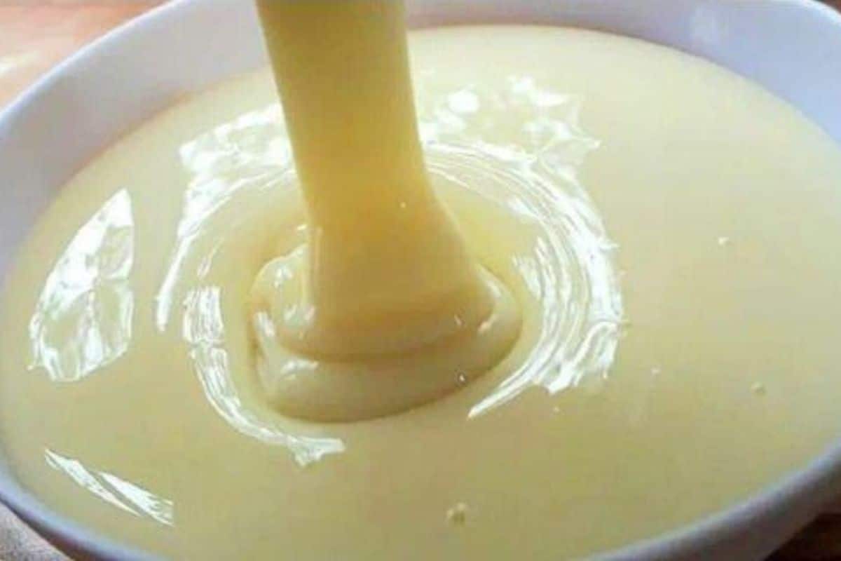 Leite condensado caseiro com apenas 2 ingredientes
