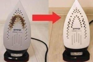 Limpando o ferro com um antigo truque da minha avó: só leva 30 segundos!