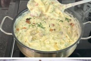 Receita de Macarrão ao Creme que vicia até quem não gosta de massa