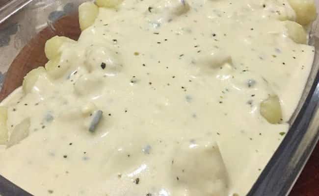 Molho Cremoso de Queijo