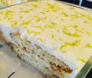 Pavê de Limão com Biscoito Maisena: Clássico Irresistível –