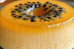 Pudim de maracujá geladinho: o doce perfeito pra fechar qualquer almoço com chave de ouro