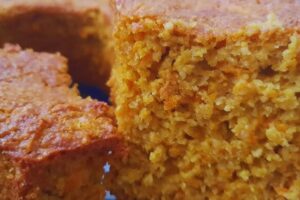 Bolo de Aveia, Maçã e Cenoura