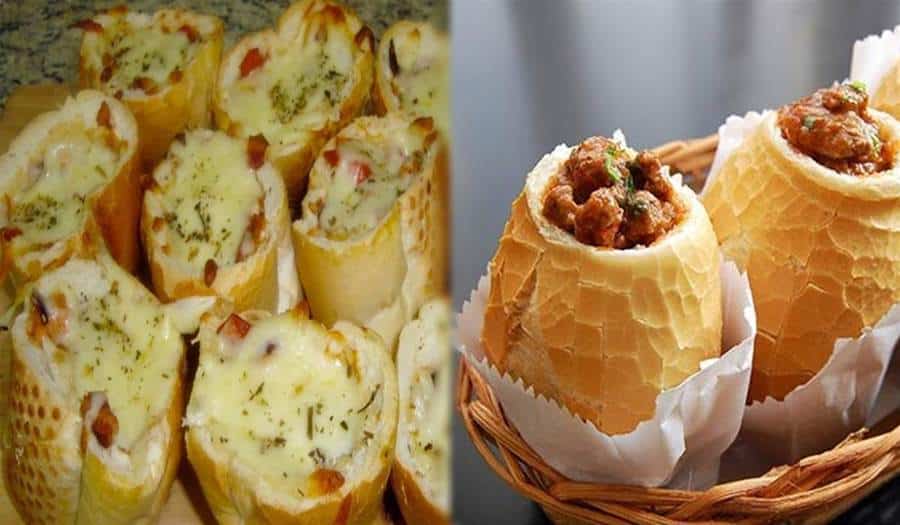 buraco quente o pao com carne