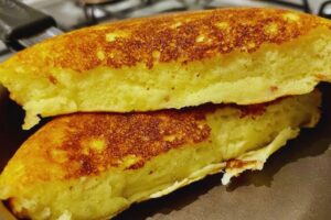 Pãozinho de Batata Doce de Frigideira