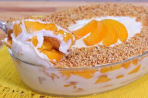 Pavê de Pêssego dos Deuses