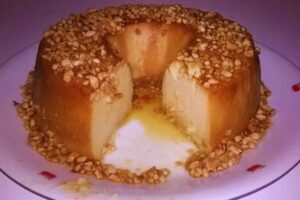 Pudim de Amendoim Cremoso – Mundo de Delícias