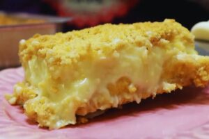 Torta de Banana Cremosa – Mundo de Delícias