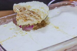 Torta de Bolacha com Creme de Ninho