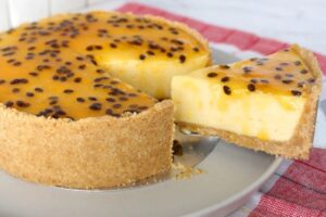 Torta de Maracujá Sem Forno