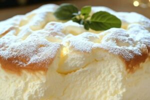 O segredo desse Bolo Nuvem de Iogurte vai te deixar de queixo caído