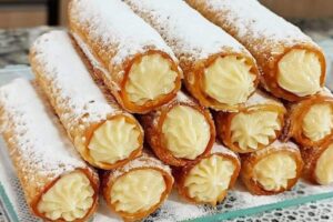 Cannoli de pastel que some da mesa em minutos