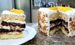 Bolo de Festa Mesclado