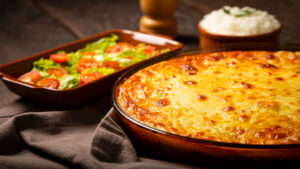 O segredo do escondidinho de mandioca gratinado