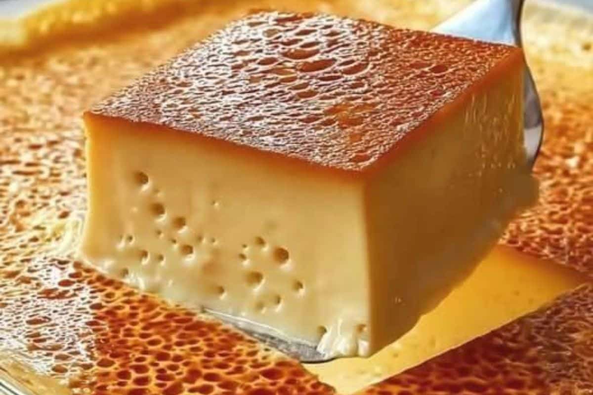Flan de baunilha da vovo