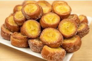 Medalhão de Banana que dá até briga pelo último pedaço