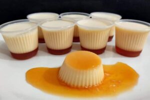 Pudim no Copinho cremoso e irresistível: todo mundo pede bis