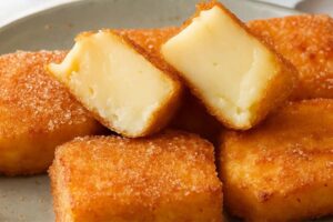 Quando faço essa receita de Quadradinho de Leite não sobra nada na travessa!