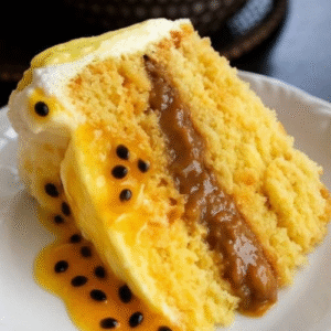 Bolo de Maracujá com Doce de Leite em 1 Hora com Nestlé