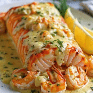 Salmão Recheado com Camarão ao Molho Cremoso em 40 Minutos com Nestlé