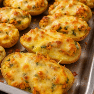 Batata Assada com Recheio Cremoso de Frango em 40 Minutos com Nestlé