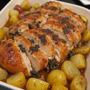 Peito de Frango Assado com Batatas em 50 Minutos com Nestlé