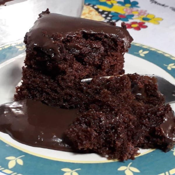 bolo de chocolate