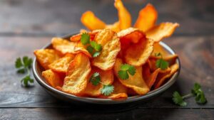 Como fazer chips de batata doce fáceis e deliciosos