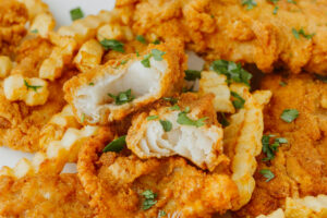 Peixe Empanado na Airfryer crocante leve e saboroso perfeito para refeições rápidas e saudáveis