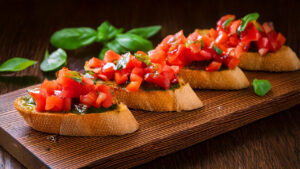 Brusqueta Crocante para Entradas e Petiscos