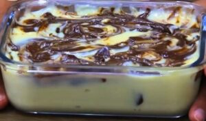 Brigadeiro de Travessa com Creme Branco e Nutella