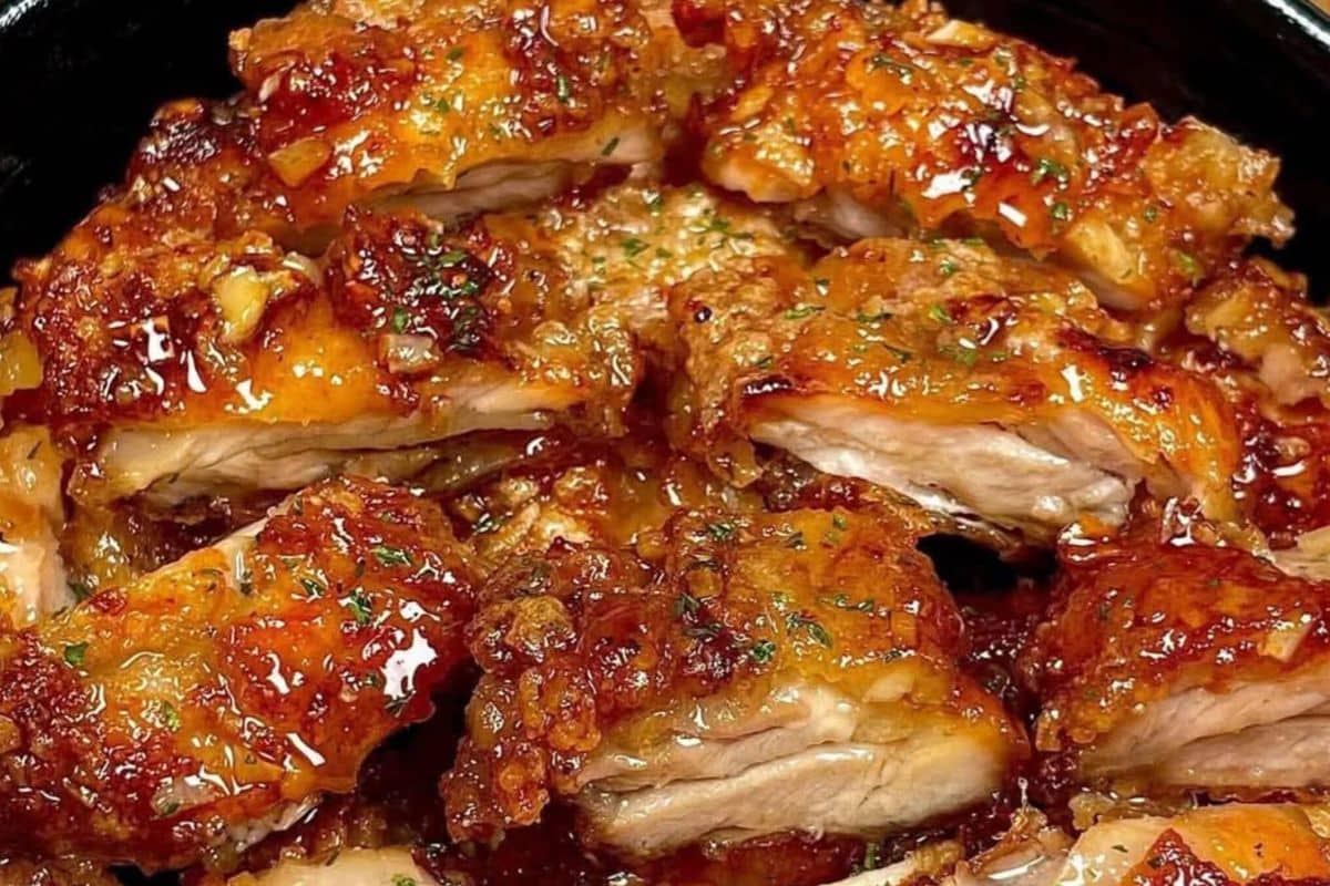 Frango Crocante com Mel e Alho