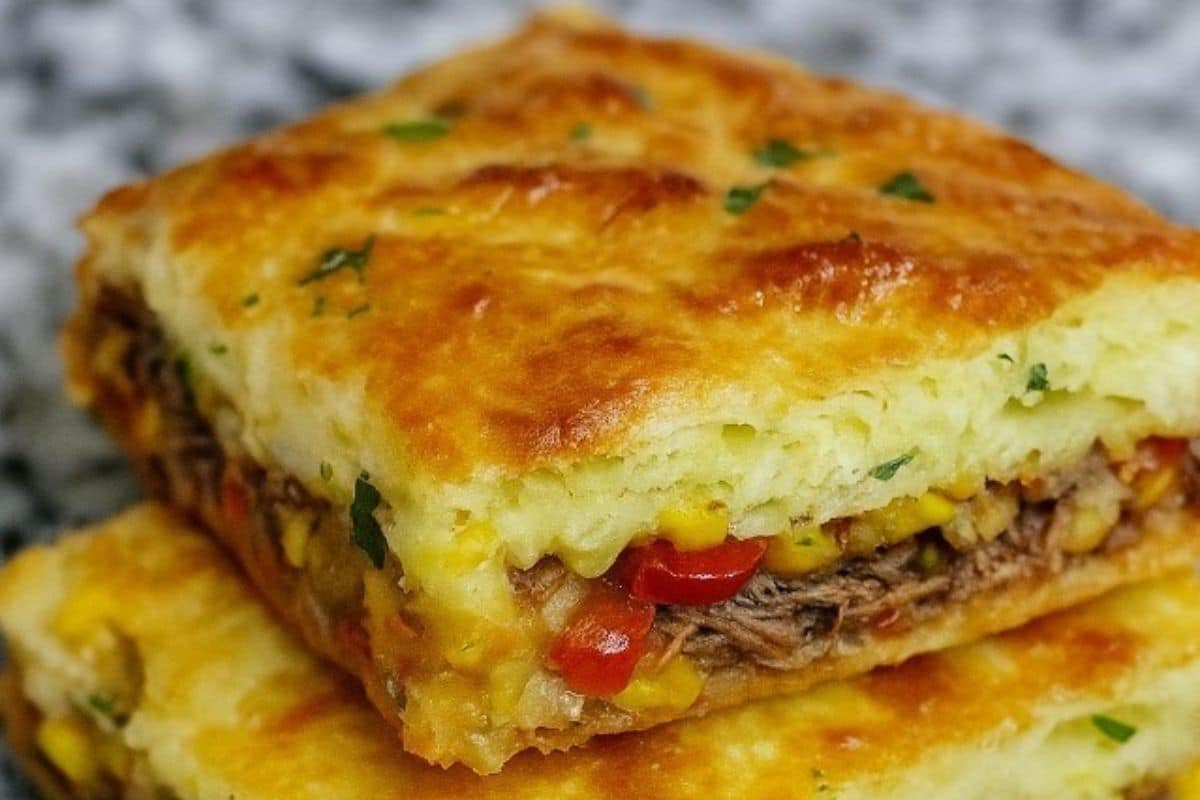 Torta de Sardinha no Liquidificador