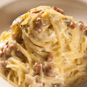 Espaguete à Carbonara Autêntico em 20 Minutos com Piracanjuba