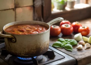 Molho de Tomate Caseiro Bem Temperadinho