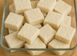 Quadradinhos de Coco com Gelatina