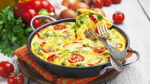 Omelete com Vegetais: Receita Simples e Colorida