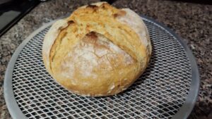 Receita fácil de pão italiano caseiro com casquinha dourada