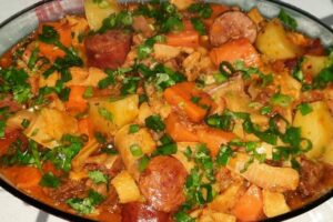 Picadinho de Dobradinha com Calabresa