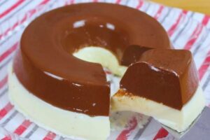 Pudim de Leite Ninho com Nutella (Sem Ovos, Sem Forno) Super Fácil de Fazer!