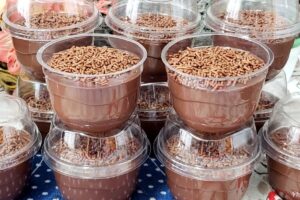 Sobremesa de brigadeiro no pote cremosa e fácil, perfeita para vender ou matar a vontade