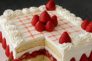 Bolo de Morango Caseiro Irresistível: Quando Eu Faço Essa Receita Não Sobra Nada