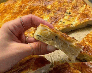 Torta Folhada de Queijo Cremoso — A Receita que Aprendi Hoje e Ficou Deliciosa!