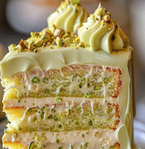 Bolo de Pistache Cremoso e Irresistível — Um Sabor Diferente de Tudo que Você Já Proveu!